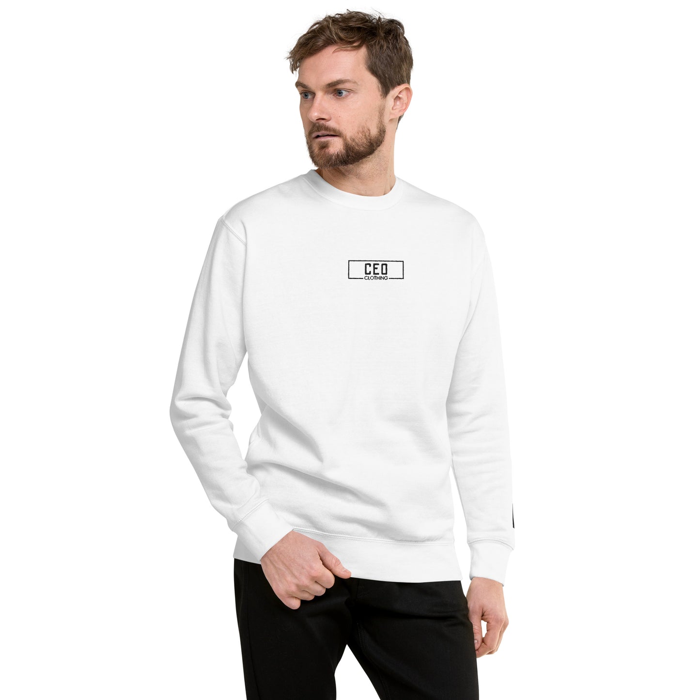 White Summer Luxury Sweatshirt