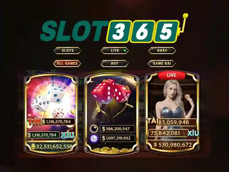 Slot365: Khám phá nền tảng chơi slot trực tuyến hàng đầu